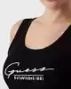 Guess Kadın Siyah Sunflower Ribana Elbise