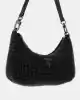 Guess Kadın Siyah Zalina Mini Üstten Fermuarlı Omuz Çantası