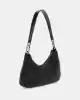 Guess Kadın Siyah Zalina Mini Üstten Fermuarlı Omuz Çantası
