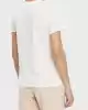 Guess Kadın Krem Martina   Bisiklet Yaka Logolu T-Shirt