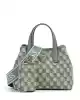 Guess Kadın Yeşil G Wave Geometrik Desenli Çapraz Çanta