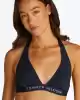 Tommy Hilfiger Kadın Siyah Regular Fit Bikini Üstü