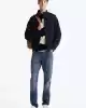 Tommy Hilfiger Erkek  Lacivert  Harrington  Ceket