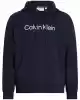 Calvin Klein Erkek Logolu Kapüşonlu Lacivert Sweatshirt