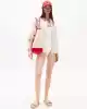 Tommy Hilfiger Kadın  Bej Logolu  Terlik