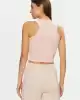 Guess Kadın Kolsuz Pembe Crop Bluz