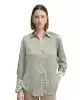 Guess Kadın Logo Baskılı Saten Gömlek