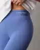 Calvin Klein Kadın Mavi Seamless Logolu Tayt
