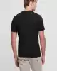 Guess Erkek Siyah Üçgen Logolu Nakış İşlemeli T-Shirt