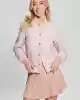 Guess Kadın Pembe Dolgulu Eco Gloria Tüvit Ceket