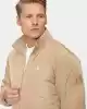 Calvin Klein Erkek Fermuarlı Bej Bomber Ceket