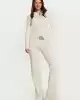 Guess Kadın Steffi Flare Krem Pantolon