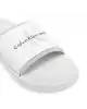 Calvin Klein Erkek Beyaz Logolu Terlik