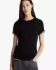 Tommy Hilfiger Kadın  Siyah Yuvarlak  Yaka  Slim T-Shirt