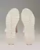 Calvin Klein Kadın Tuval Platform Espadril Sandalet