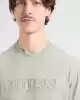 Guess Erkek Alphy Önü Logolu Yeşil T-Shirt