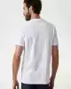 Guess Erkek Beyaz Desenli T-Shirt