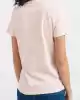 Guess Kadın Pembe Parıltılı Pullu Logolu  T-Shirt