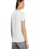 Guess Kadın Beyaz Parıltılı Pullu Logolu Bej T-Shirt