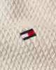 Tommy Hilfiger Erkek Balıkçı Yaka Krem Kazak