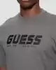 Guess Erkek Antrasit Logolu Nakış İşlemeli T-Shirt