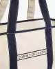 Tommy Hilfiger Kadın Tuval Plaj Tote Çantası