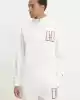 Tommy  Jeans  Erkek Beyaz Fermuarlı Sweatshirt