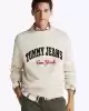 Tommy Jeans  Erkek  Bisiklet Yaka Triko Kazak