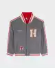 Tommy  Hilfiger  Erkek   Gri Bomber Ceket
