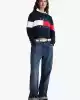 Tommy Hilfiger Erkek Renk Bloklu Lacivert Bayrak Kazak