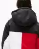 Tommy  Hilfiger Kadın Arka Logo Renk Bloklu Şişme Mont