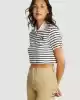 Tommy Hilfiger Kadın  Logolu  Crop T-Shirt