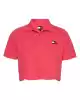 Tommy Jeans  Kadın Kırmızı Slim Fit T-Shirt