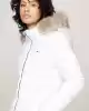 Tommy Jeans Kadın   Kürk Kapüşonlu Mont