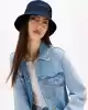 Tommy Hilfiger  Kadın  Logo Nakışlı Kova Şapka