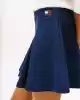 Tommy Hilfiger Kadın Fit And Flare Mini Lacivert  Etek