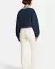 Tommy Jeans Kadın Lacivert Bağcık Detaylı Logolu Sweatshirt
