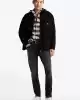 Tommy Hilfiger Erkek  Austin Slim Fit  Siyah Kot Pantolon