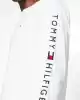 Tommy Hilfiger Erkek Beyaz Jersey Logolu Sweatshırt