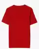 Tommy Hilfiger Erkek Kırmızı Logo Yuvarlak Yaka T-Shirt