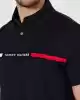Tommy Hilfiger Erkek Lacivert Polo Yaka Şerit Logo T-Shirt