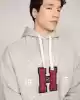 Tommy Hilfiger Erkek Pamuk Gri Sweatshirt