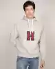 Tommy Hilfiger Erkek Pamuk Gri Sweatshirt