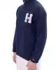 Tommy  Jeans  Erkek Lacivert  Fermuarlı Sweatshirt