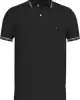 Tommy Hilfiger Erkek Siyah Logolu   Polo T-Shirt