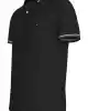 Tommy Hilfiger Erkek Siyah Logolu   Polo T-Shirt