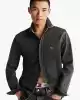 Tommy Hilfiger Erkek Siyah Regular Fit Kot Gömlek