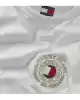 Tommy Hilfiger Logolu Beyaz Siyah T-Shirt