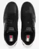 Tommy Hilfiger Erkek Siyah Greenwich Essential Deri  Sneaker