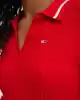 Tommy Hilfiger Kadın Kırmızı Midi Polo Elbise
